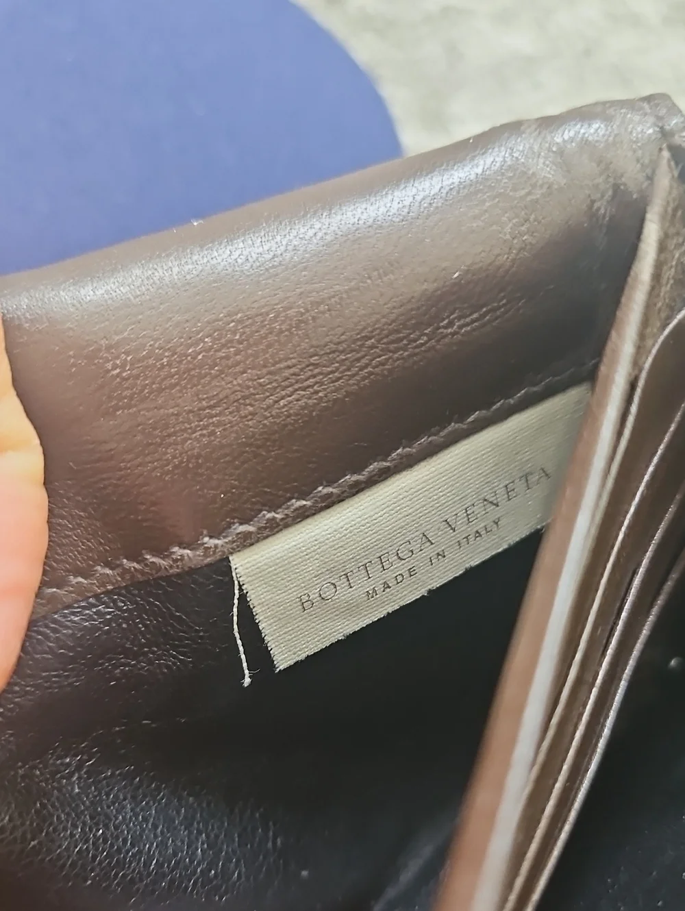 Bottega Veneta compact leather